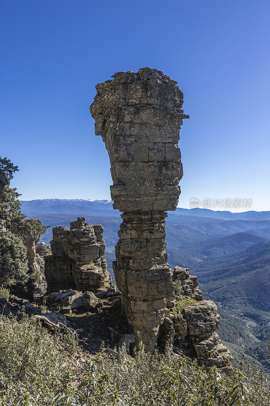 旅游胜地。La Torrita, La Alberca，西班牙